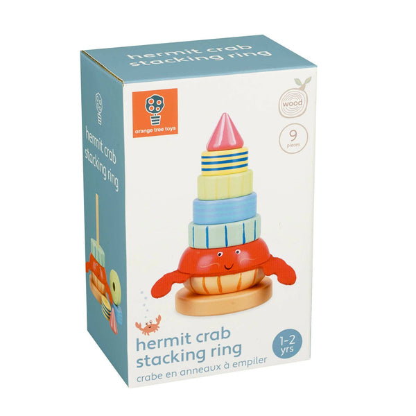 Stapelring Hermit Crab aus Holz