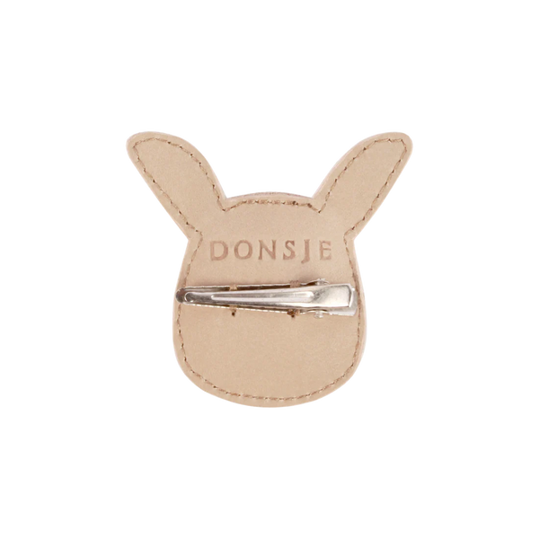 Josy Classic Hairclip | Bunny | Taupe Nubuck