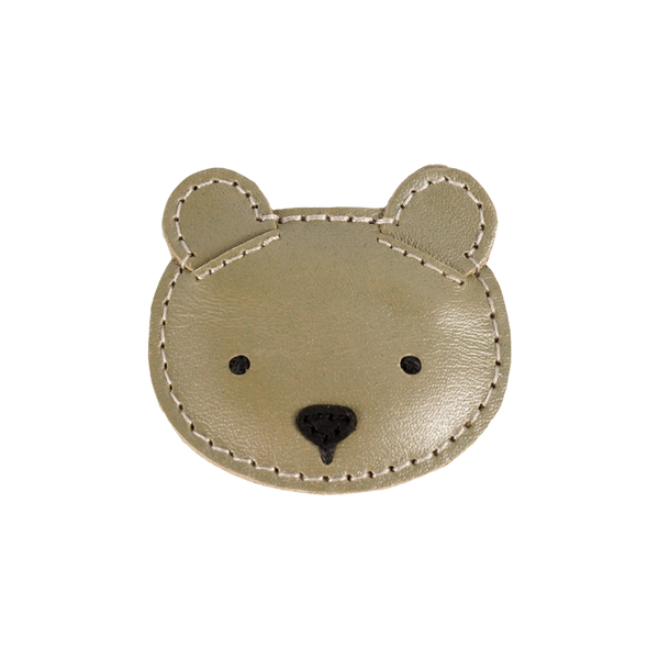 Blinc Clip | Bear | Champagne Metallic Leather