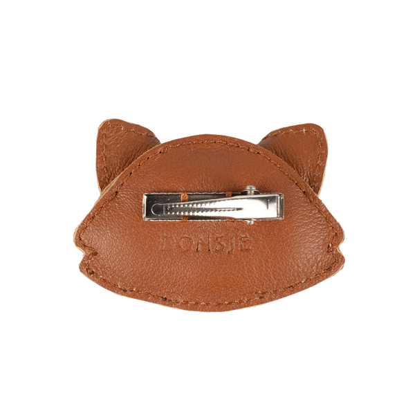 Josy Special Hairclip | Red Panda | Maple Leather