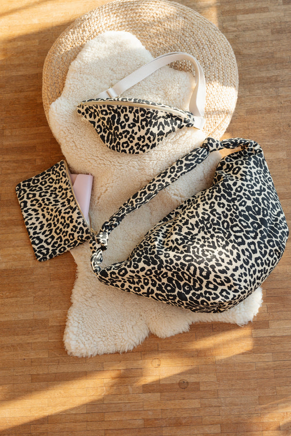 Belt Bag Small Canvas Leo vanilla