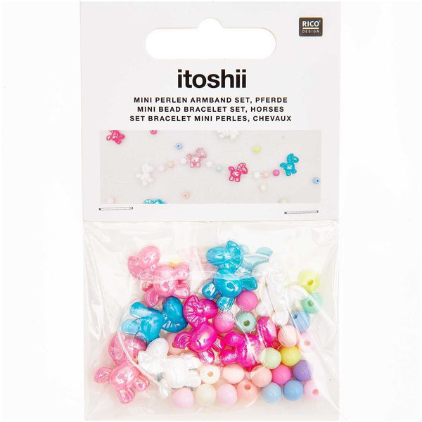 ITOSHII MINI PERLEN ARMBAND SET PFERDE