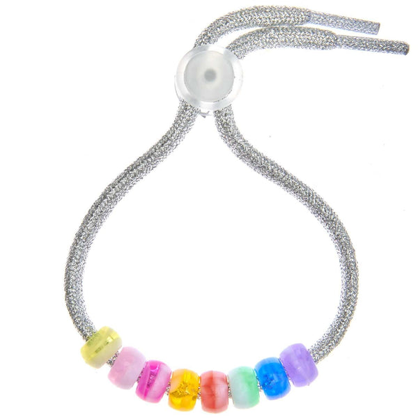 itoshii - Ponii Beads Marmor Regenbogen 9x6mm 400 Stück