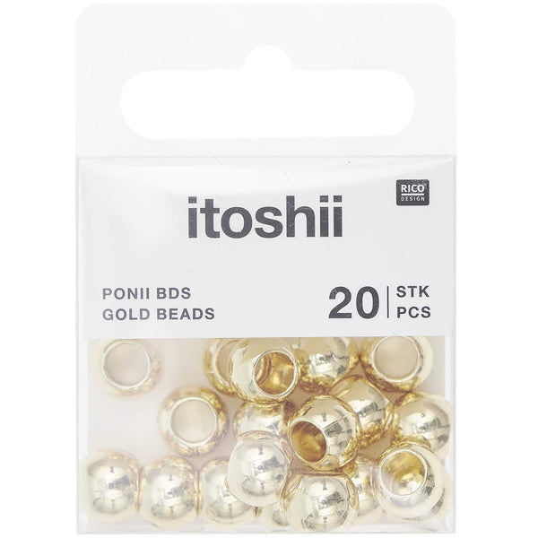 itoshii - Ponii Beads Perlen 9x7mm 20 Stück