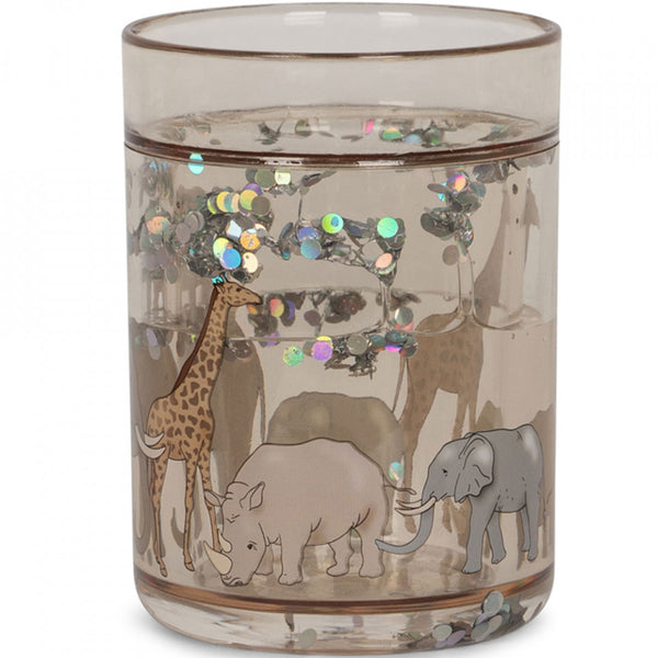 2 PACK GLITTER CUPS Safari
