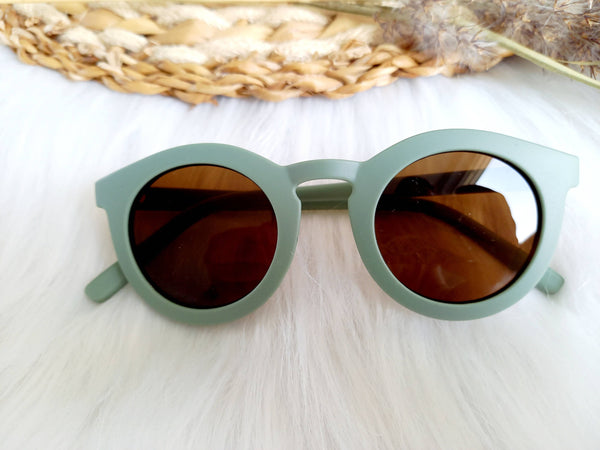 Kinder Retro Sonnenbrille grün