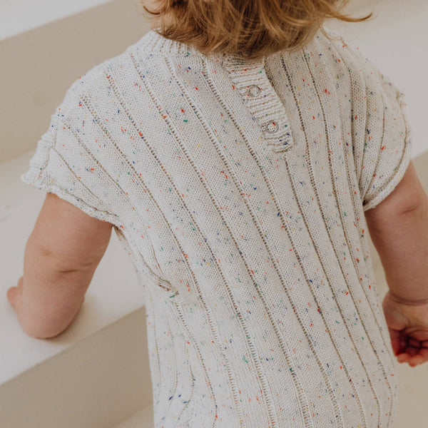 Gestrickter Playsuit - Sprinkle Knit