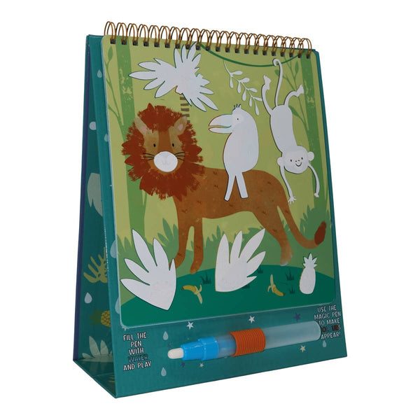 Magic Color Changing Watercard Staffelei und Stift — Dschungel