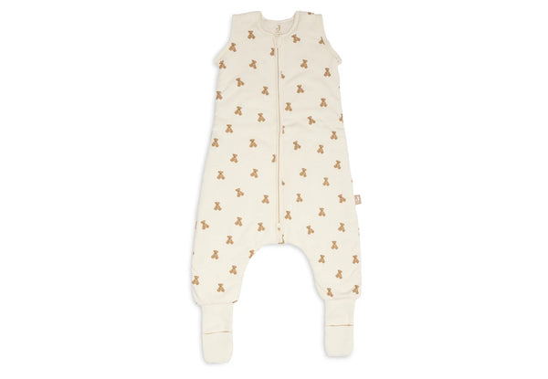 Schlafsack mit füßen und abnehmbaren Ärmeln - Mini Teddy Bear