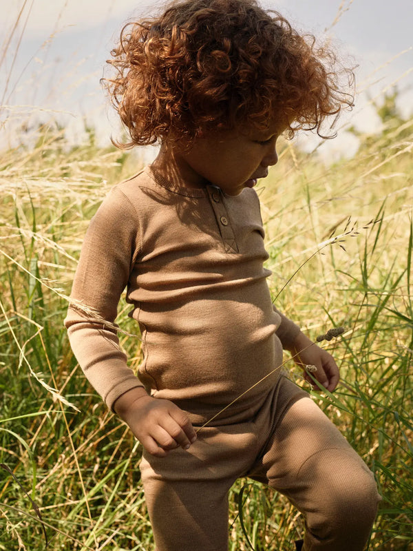 NMNNOEL NEB WOOL SLIM LEGGING LIL