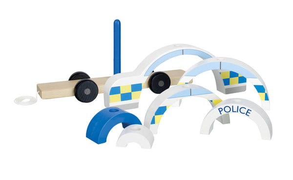 Polizeiwagen stapeln Pull Along