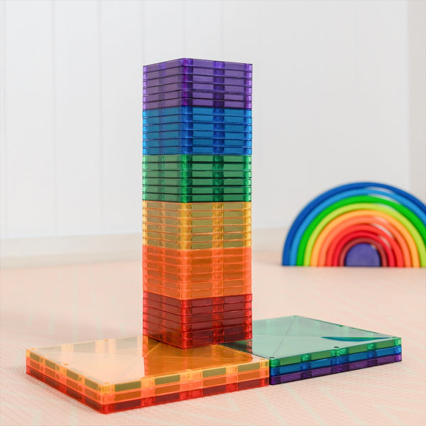 Connetix Magnetbausteine Rainbow Square Pack - 42 Teile