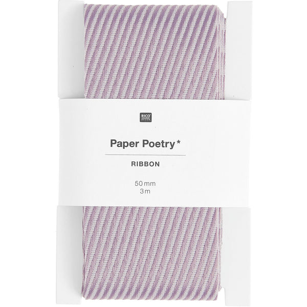 Paper Poetry Webband diagonale Streifen 50mm