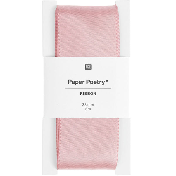 Paper Poetry Satinband - Altrosa 38mm