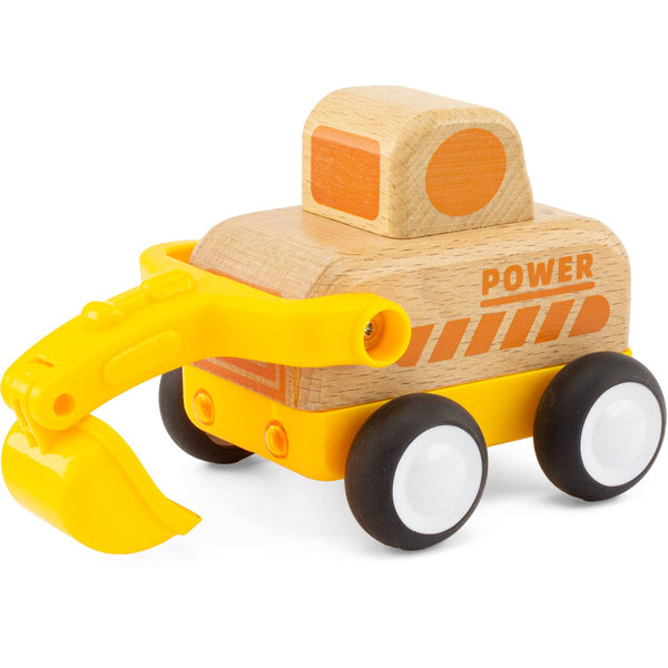 Holzauto MINIBAGGER