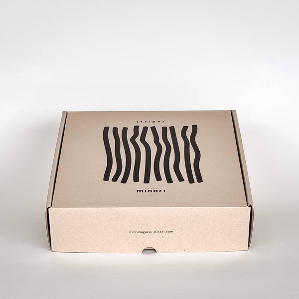 Schale gross  Stripes - mare blue