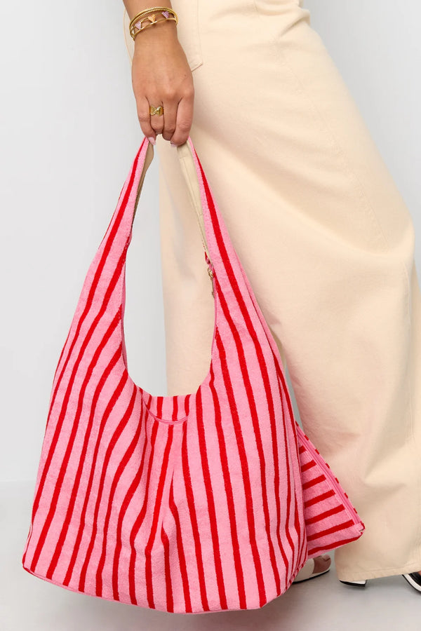 Tasche gestreift mit Pouch