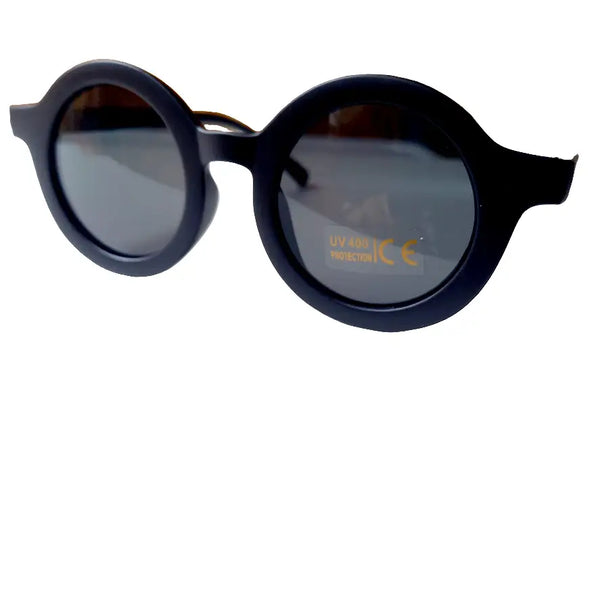 Kinder-Sonnenbrille Retro | schwarz