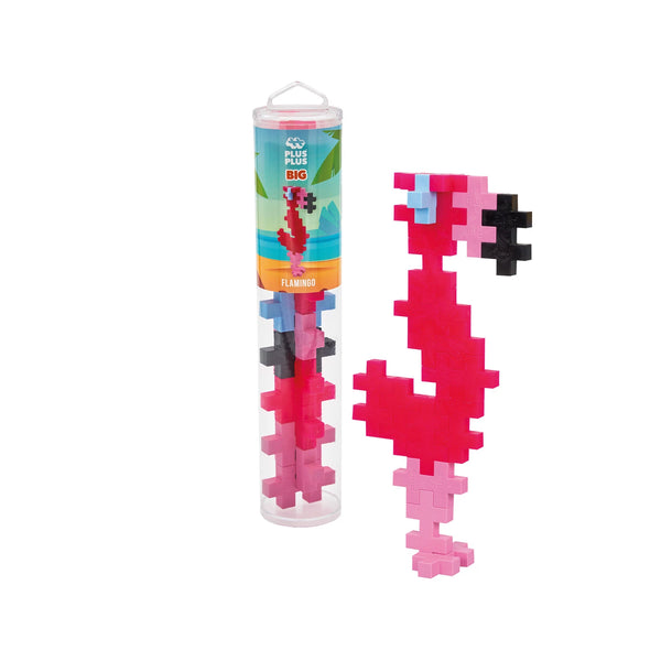 Plus Plus BIG | 15 Kreativ Bausteine | Flamingo