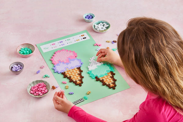 Plus Plus | Puzzle by Numbers | Ice Cream Cones