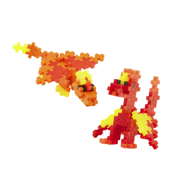 Plus Plus | 100 Kreativ Bausteine | Feuer Drache