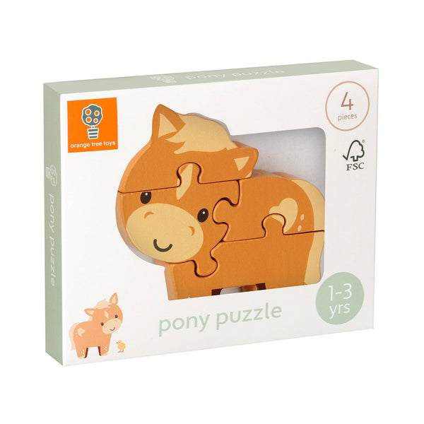Pony-Holzpuzzle