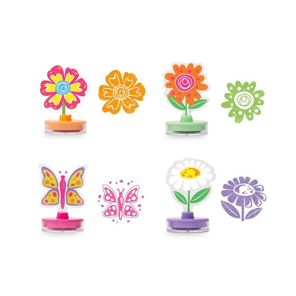 Blumen Acryl-Stempel selbstfärbend