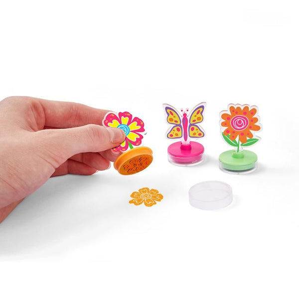 Blumen Acryl-Stempel selbstfärbend