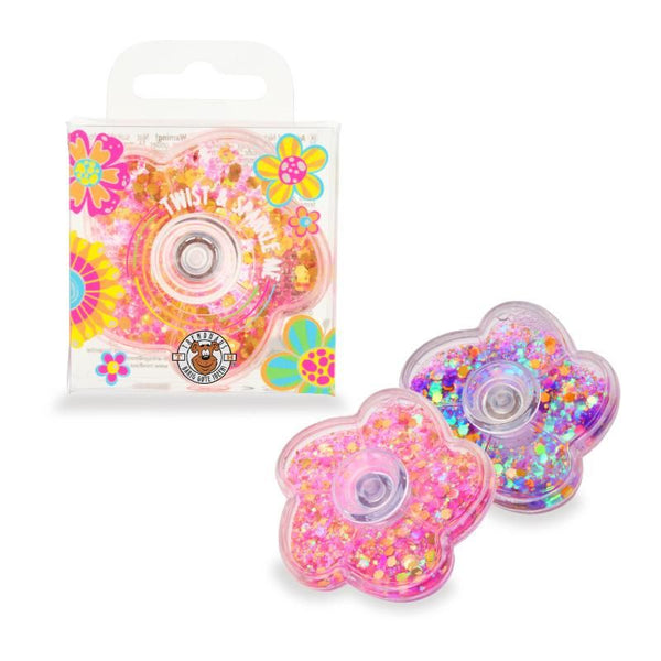 Glitzer Fidget-Spinner Blume