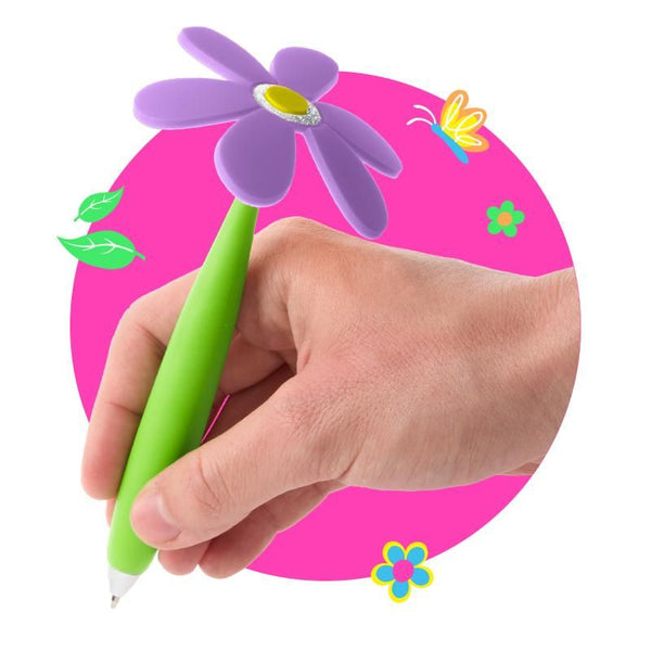 Kugelschreiber Blume mit Blumentopf-Aufsteller