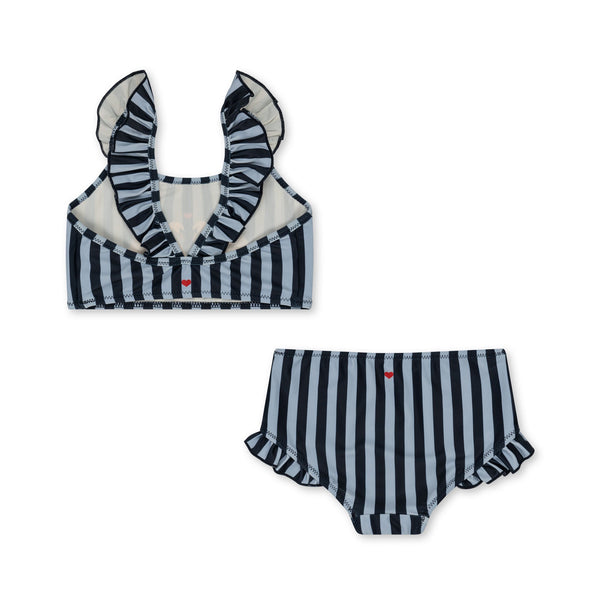 dea bikini rüschen - navy stripe