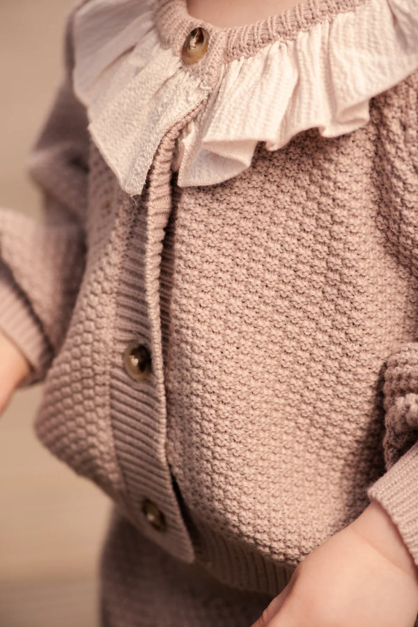 Veertje Cardigan | Plum