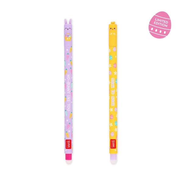 Legami Set mit 2 Löschbaren Gelstiften - Erasable Pen - Oster Limited Edition