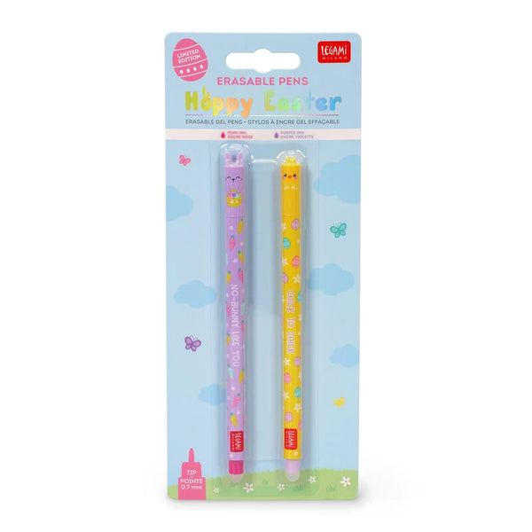 Legami Set mit 2 Löschbaren Gelstiften - Erasable Pen - Oster Limited Edition