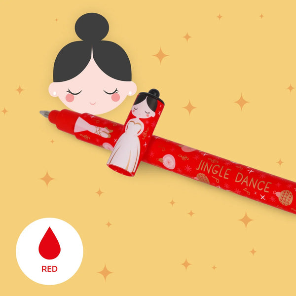 Legami Set mit 3 Löschbaren Gelstiften - The Nutcracker - limited Edition