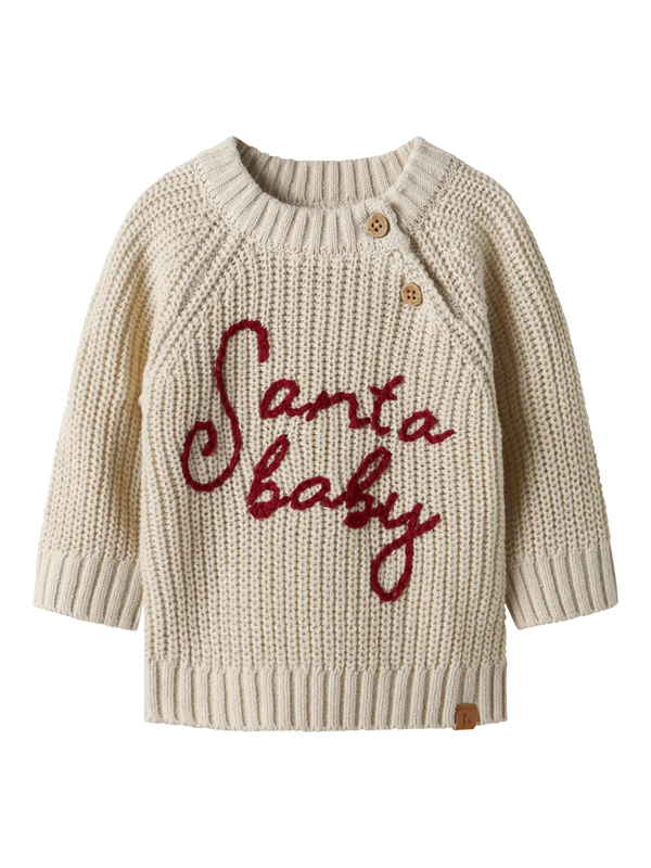 NBNEMLEN MIO LS KNIT LIL | Santa Baby