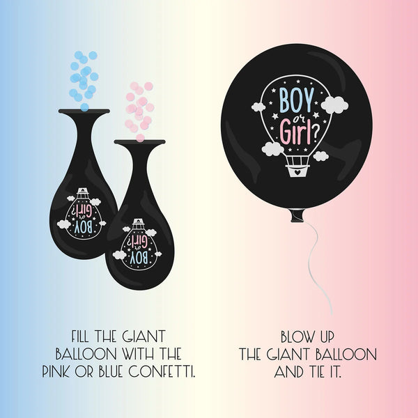 Kit für Gender Reveal Party