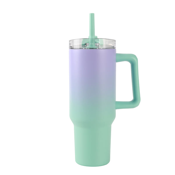 Tumbler with Handle and Straw - 1200 ml