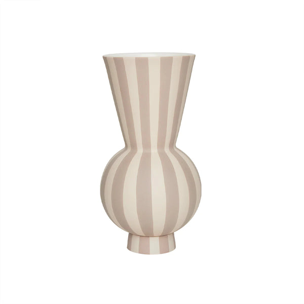 Toppu Vase - Rund Clay