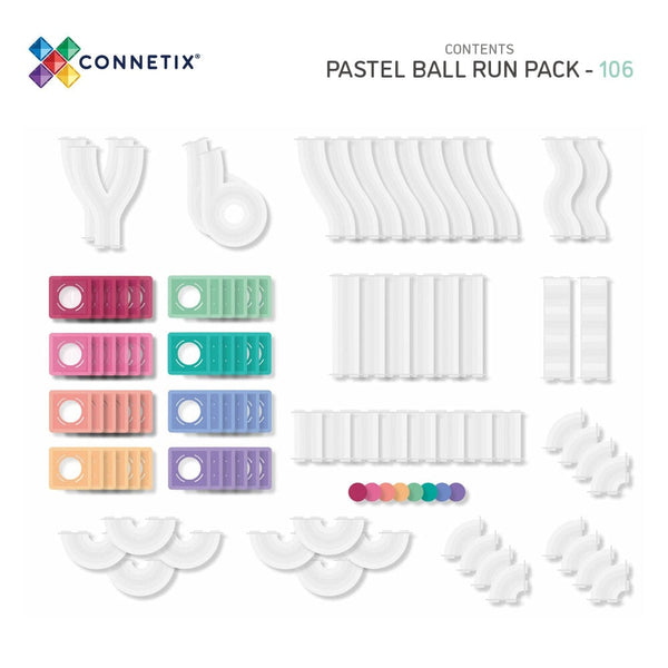Connetix Pastell Ball Run Pack
