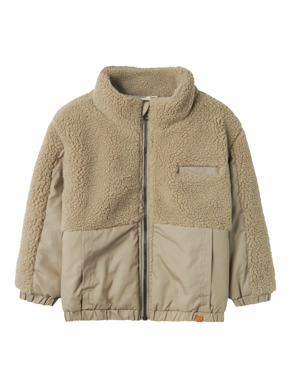 LOOSE FIT TEDDYJACKE - Laurel Oak