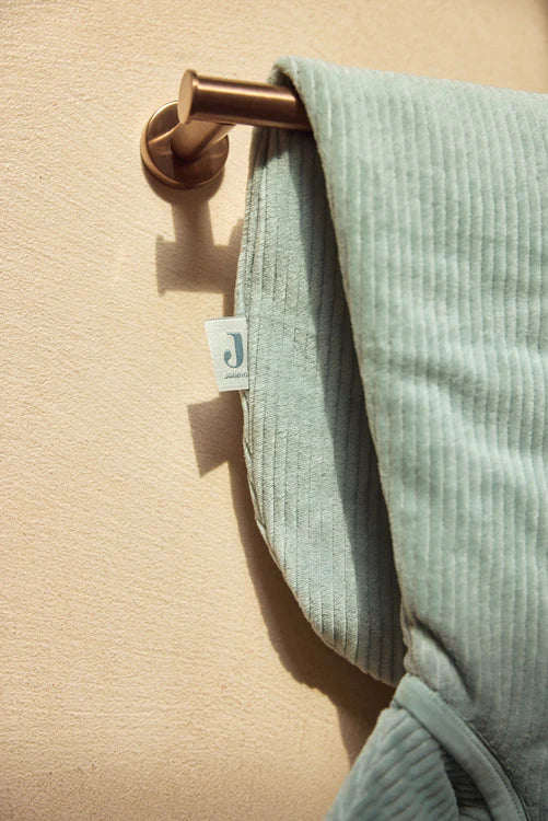 Baby Schlafsack mit Abnehmbaren Ärmeln Rund Rib - Sea Green