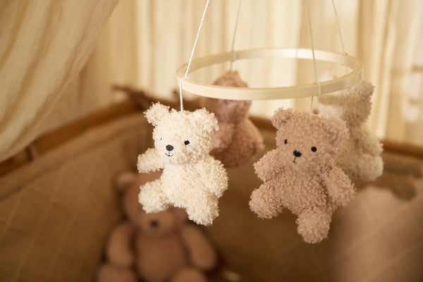 Baby-Mobile Teddy Bear - Wild Rose/Naturel