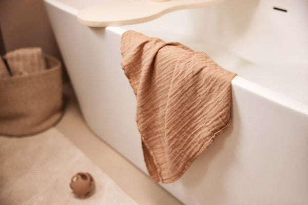 Mullwindeln Hydrophil Large 115x115cm - Biscuit/Ivory - 2 Stück