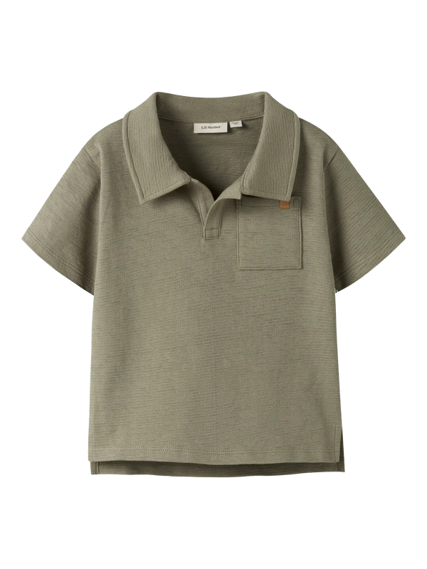 NMMFALK SS LOOSE POLO TOP LIL