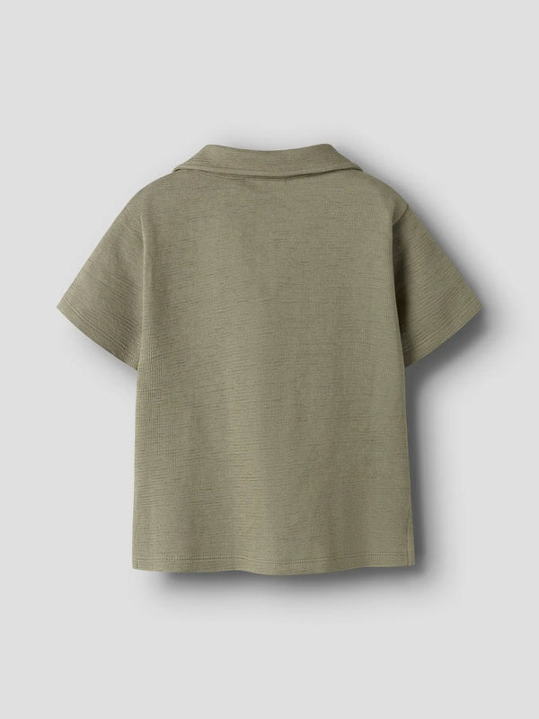 NMMFALK SS LOOSE POLO TOP LIL