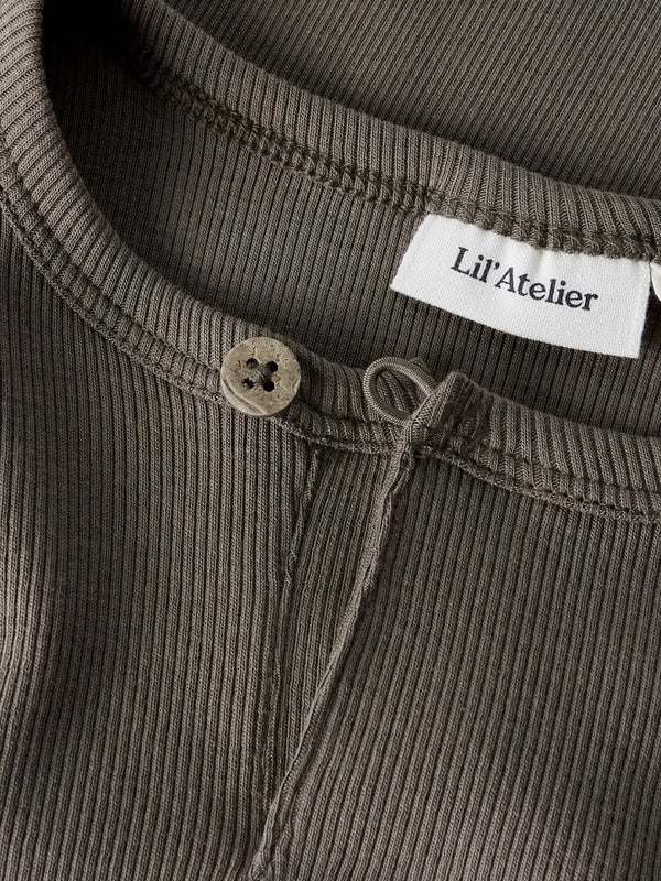 NMMLAGO LS SLIM TOP LIL | SHITAKE
