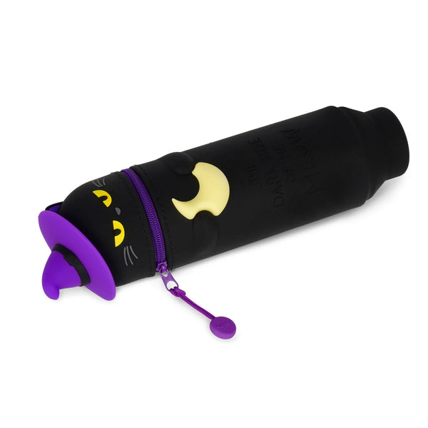2-in-1-Federmäppchen aus weichem Silikon - Halloween - Kawaii