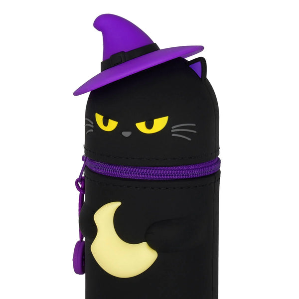 2-in-1-Federmäppchen aus weichem Silikon - Halloween - Kawaii