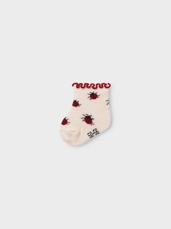 NBFDARLENE SOCK LIL Marienkäfer